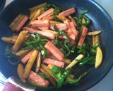 中華風スパムの野菜炒め作り方3写真