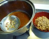 かぼちゃと鶏そぼろのホクホク煮物♪作り方3写真