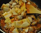 鶏肉と筍のチリソース作り方3写真