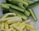 細筍と胡瓜の焦がし醤油作り方5写真