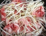 食材２つ！しかも調味料なし！豚もやし料理作り方1写真