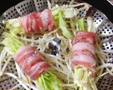 蒸し豚バラ巻き　酢味噌ソース作り方4写真