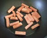スパムと彩り野菜の照り焼き風炒め☆作り方3写真