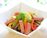 スパムと彩り野菜の照り焼き風炒め☆作り方6写真