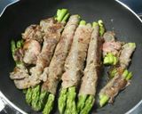 ☆肉巻きアスパラ甘辛炒め☆作り方6写真