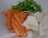 かれいの甘酢野菜あんかけ作り方1写真