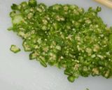 オクラ梅肉和え♪冷奴作り方1写真