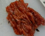 オクラ梅肉和え♪冷奴作り方2写真