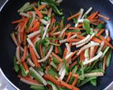 竹輪と細切り野菜の塩麹炒め作り方3写真