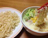 野菜たっぷりミルク風味の塩つけ麺作り方5写真