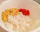絶品♡明太子とたまごのおにぎり作り方2写真