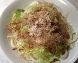 冷やしうどん：サラダうどん＊ツナマヨ作り方3写真