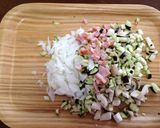 輪切り野菜と餃子のかわで！ラザーニャ♡作り方1写真