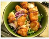 唐揚げリメイク！簡単！麺つゆで＋唐揚げ丼作り方3写真