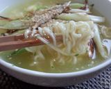 焦がしネギのとろみ塩ラーメン作り方4写真