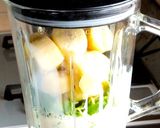 のむ大豆と豆苗，バナナのスムージー作り方3写真