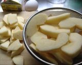 【ふじ】で♡りんごのタルトタタン風ケーキ作り方1写真