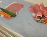 豚肉の星まき♪作り方2写真