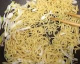 簡単ランチに❤明太子バター焼きそば作り方6写真