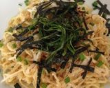 簡単ランチに❤明太子バター焼きそば作り方8写真