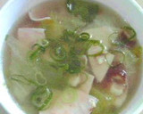 超簡単＆手抜き♪レタスと干し椎茸のスープ作り方4写真