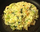 野菜たっぷりご飯焼き☆子供と2人ご飯☆作り方4写真