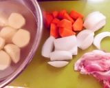 塩昆布でコク旨洋風塩肉じゃが♪作り方1写真