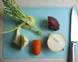 冷蔵庫の残り野菜 de 具沢山スープ♪作り方1写真