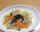 鶏肉の濃厚クリーム煮作り方4写真