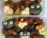 トトロ＆ねこバスキャラ弁当作り方7写真
