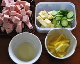 スパムとレモンの♡さわやか混ぜご飯作り方1写真