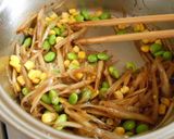 ごぼうとコーンと枝豆のきんぴら作り方6写真