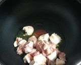 鶏肉とくたくたブロッコリーのパスタ作り方3写真