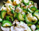 簡単♪豆腐と卵がふわっとゴーヤチャンプル作り方7写真