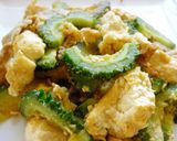簡単♪豆腐と卵がふわっとゴーヤチャンプル作り方8写真