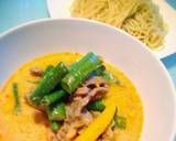 具沢山＊ピリ辛豆乳味噌スープの冷しつけ麺作り方6写真