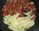 SPAMとジャガイモのカリカリ焼き作り方3写真