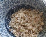 かさまし節約卵不使用！椎茸と大豆ミートハンバーグ作り方3写真