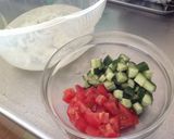 野菜たっぷり 冷製塩ラーメン作り方1写真