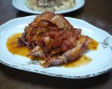 ヤリイカのトマト煮作り方4写真