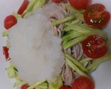 大根おろし入り・冷やしたぬきそば作り方9写真