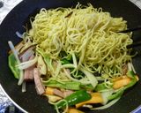 スパム・野菜の醤油麹×ケチャ　和風すぱ作り方6写真