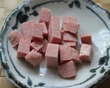 スパムで卵ピザ作り方3写真