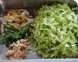 塩昆布が決め手！大人のヘルシーお好み焼き作り方1写真