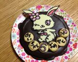 キャラデコケーキ（プレート）スティッチ作り方7写真