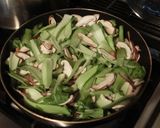 *青梗菜の中華風パスタ*作り方4写真