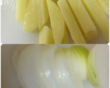 じゃがいもと新玉ねぎの甘辛炒め♪作り方1写真