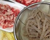 牛肉とこんにゃくの炒り煮作り方1写真