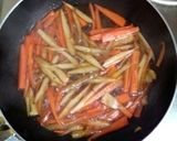 ゴボウと牛肉の炒め煮♡作り方2写真