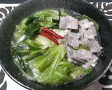 サッポロ一番博多風塩モツ煮込みラーメン作り方6写真